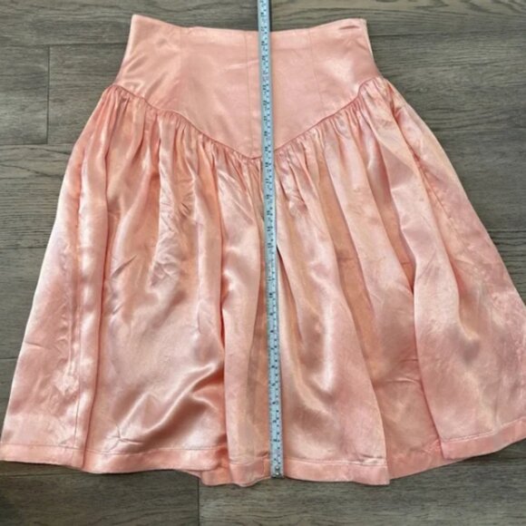 Horses Pink High Waisted V-Skirt - Picture 3 of 6